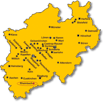 Justizvollzugsanstalten in Nordrheinwestfalen