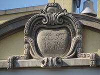 Schild "Justizvollzug" im Eingangsbereich