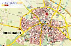 Stadtplan der Stadt Rheinbach